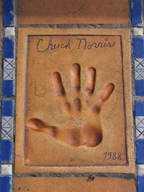 Ręka Chucka Norrisa w Cannes