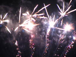 Fajerwerki nad Górą Myślęcińską