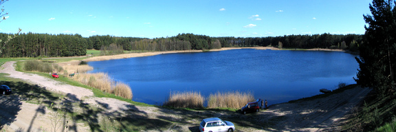 Jezioro Zamza niedaleko Złotowa