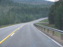 Droga E75 w okolicach Ivalo (FI)