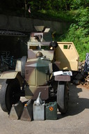 Samochód pancerny wz. 34 w Forcie VIIa.